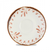 Dudson Harvest Mediterranean Terracotta  Cappuccino Saucer 6.25inch