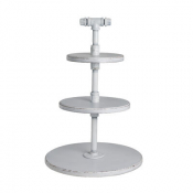 Creations Aged White 3-Tier Stand 35.5 x 50.9cm (14 x 20inch)