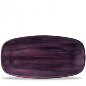 Stonecast Patina Deep Purple Chefs Oblong Plate 13 7/8X7 3/8inch
