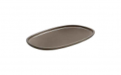 ReNew Taupe Oval Plate 30x18cm