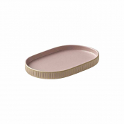 Nara Rose Oval Plate 18x11cm