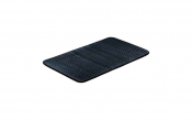 Nara Black Relief Oval Plate 30x18cm