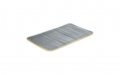 Nara Grey Relief Oval Plate 30x18cm