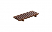 Ananti Rectangular Crumb Grid Walnut 18x9cm