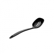 Slotted Spoon Melamine Black 30.5cm (12inch)