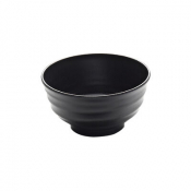 Zen Black Bowl 18 x 9.5cm 101cl (7 1/8 x 3 3/4inch 35 1/2oz)
