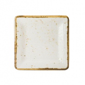 Craft White Square Plate 12.7cm (5inch)