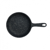 Folio Black Round Skillet 26.7 x 16.5 x 3.5cm 44.4cl (10 1/2 x 6 1/2 x 1