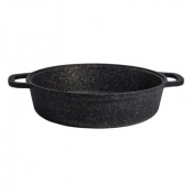 Bronze Induction Buffet Pot No Lid 37.5 x 28 x 8.25cm 384.5cl (14 3/4 x 11 3/4 x 3 1/4inch 130oz)