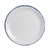 Blue Dapple: Coupe Plate 15.2cm (6inch)