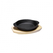 Cast Iron Dish & Trivet Round 14cm