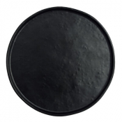 Cali Black Round Melamine Plate 21cm (8 1/4inch)