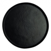 Cali Black Round Melamine Plate 27.3cm (10 3/4inch)