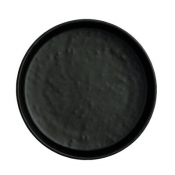 Cali Black Round Melamine Plate 12.3cm (4 3/4inch)