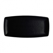 Cali Black Rectangle Melamine Plate 29.2 x 14cm (11 1/2 x 5 1/2inch )