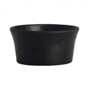 Cali Black Round Melamine Dish 5.9 x 3.2cm 4.2cl (2 1/3 x 1 1/4inch 1 1/2oz)