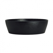 Cali Black Round Melamine Bowl 17.9 x 5.5cm 46.8cl (7 x 2 1/6inch 16 1/2oz)