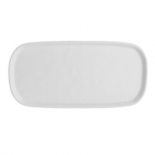 Cali White Rectangle Melamine Tray 36.8 x 17.7cm (14 1/2 x 7inch)