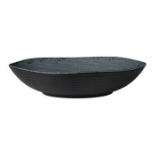 Pompeii Slate Large Shallow Round Bowl 35.9 x 6.7cm 4.5ltr (14 1/7 x 2 2/3inch 4 3/4qrt)