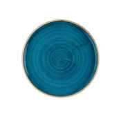 Stonecast Java Blue Walled Plate 10 2/8inch