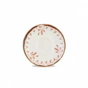 Dudson Harvest Mediterranean Terracotta  Espresso Saucer 4.5inch