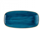 Stonecast Java Blue Chefs Oblong Plate 11 3/4X6inch