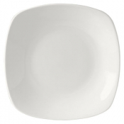 Monaco White Quadro Plate 14cm (5 1/2inch)