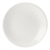 Monaco White Contour Plate 15.25cm (6inch)