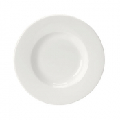 Monaco White Rococo Can Saucer 16.5cm (6 1/2inch)