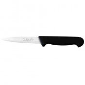 Vegetable Knife Serrated Black 4inch