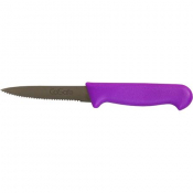 Vegetable Knife Serrated Purple 4inch
