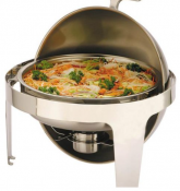 Chafing Dish Roll Top Round 36cm 6.8L