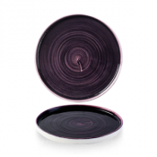 Stonecast Patina Deep Purple Walled Plate 8.25inch