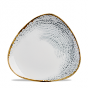 Homespun Accents Jasper Grey Lotus Plate 9inch