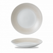Churchill Isla Spinwash Sand Deep Coupe Plate 10 5/8inch