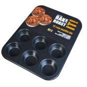Muffin Tray Carbon Steel Non-Stick 12 Cup 35.5 x 26cm