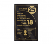 Challenge 25 Bar Notice - 260x170mm