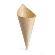 Bamboo Large Serving Cone 140ml x50