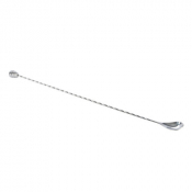 Cocktail Spoon with Skull End Stainless Steel 40.5cm