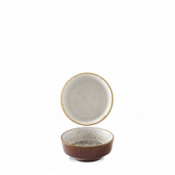 Churchill Super Vit Cinnamon Brown Barley White Kochi Shallow Bowl 9oz