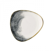 Homespun Accents Black Lotus Plate 10 1/2inch