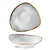 Homespun Accents Jasper Grey Lotus Bowl 7inch