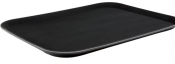 Non-Slip Tray Rectangular Black 14x18inch 
