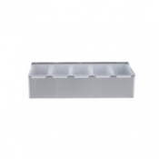 Condiment Dispenser 5 Part Stainless Steel