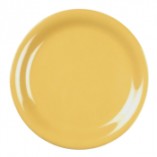 Melamine Narrow Rim Plate Yellow 6.5inch/165mm x12