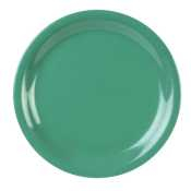 Melamine Narrow Rim Plate Green 7.25inch/185mm x12