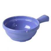 Melamine Soup Bowl with Handle Purple 10oz 4.25x6.75x 2inch/110x170x50mm x12