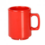 Melamine Mug Red 8oz x12