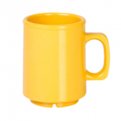 Melamine Mug Yellow 8oz x12