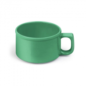 Melamine Soup Mug Green 10oz 4inch/100mm x12